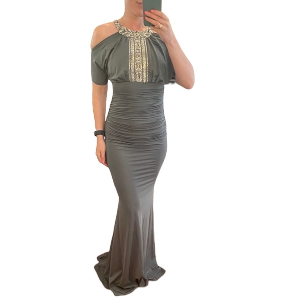 Jovani Gown Gunmetal